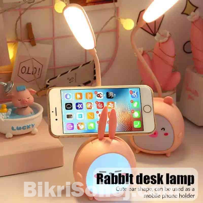 cute rabbit led portable dext lamp